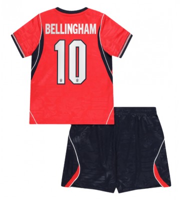 England Jude Bellingham #10 Udebanetrøje Børn VM 2026 Kortærmet (+ Korte bukser)